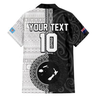 Custom Fiji and New Zealand Rugby Family Matching Summer Maxi Dress and Hawaiian Shirt Tapa Mix Maori Pattern LT03 - Polynesian Pride