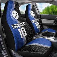 Custom Samoa and New Zealand Rugby Car Seat Cover Teuila Samoan and Maori Warrior LT03 - Polynesian Pride