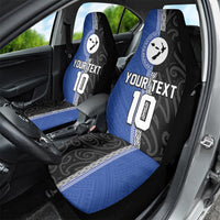 Custom Samoa and New Zealand Rugby Car Seat Cover Teuila Samoan and Maori Warrior LT03 - Polynesian Pride