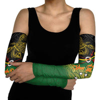 Personalized Chimpu Province Papua New Guinea Arm Sleeves Bird-of-paradise Art Tattoo and Melanesian Motifs LT03 - Polynesian Pride