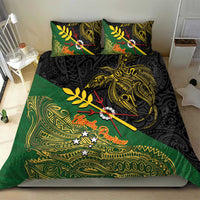 Chimpu Province Papua New Guinea Bedding Set Bird-of-paradise Art Tattoo and Melanesian Motifs LT03 - Polynesian Pride