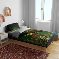 Chimpu Province Papua New Guinea Bedding Set Bird-of-paradise Art Tattoo and Melanesian Motifs LT03 - Polynesian Pride