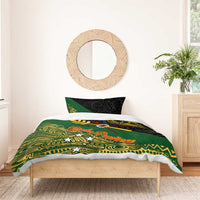 Chimpu Province Papua New Guinea Bedding Set Bird-of-paradise Art Tattoo and Melanesian Motifs LT03 - Polynesian Pride