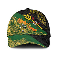 Chimpu Province Papua New Guinea Classic Cap Bird-of-paradise Art Tattoo and Melanesian Motifs LT03 Universal Fit Black - Polynesian Pride