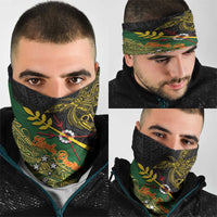 Chimpu Province Papua New Guinea Neck Gaiter Bird-of-paradise Art Tattoo and Melanesian Motifs LT03 - Polynesian Pride