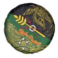 Chimpu Province Papua New Guinea Spare Tire Cover Bird-of-paradise Art Tattoo and Melanesian Motifs LT03 - Polynesian Pride