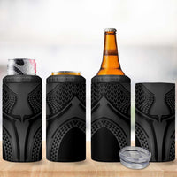 Hawaiian Kakau Art Tattoos Aquaman Style 4 in 1 Can Cooler Tumbler Special Edition LT03 - Polynesian Pride