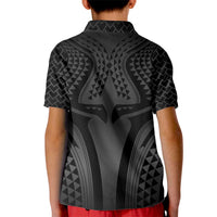 Hawaiian Kakau Art Tattoos Aquaman Style Kid Polo Shirt Special Edition - Polynesian Pride