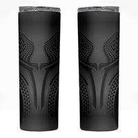 Hawaiian Kakau Art Tattoos Aquaman Style Skinny Tumbler Special Edition LT03 Black - Polynesian Pride
