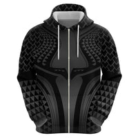 Hawaiian Kakau Art Tattoos Aquaman Style Zip Hoodie Special Edition - Polynesian Pride