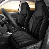 Hawaiian Kakau Art Tattoos Aquaman Style Car Seat Cover Black Version - undefined