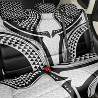 Hawaiian Kakau Art Tattoos Aquaman Style Back Car Seat Cover White Version - Polynesian Pride