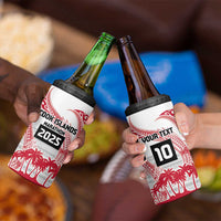 Cook Islands Marathon 2025-Pursuit in Paradise 4 in 1 Can Cooler Tumbler Red Color LT03 - Polynesian Pride