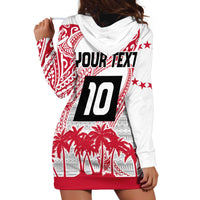 Cook Islands Marathon 2025-Pursuit in Paradise Hoodie Dress Red Color LT03 - Polynesian Pride