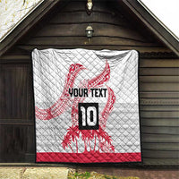 Cook Islands Marathon 2025-Pursuit in Paradise Quilt Red Color