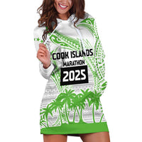 Cook Islands Marathon 2025-Pursuit in Paradise Hoodie Dress Green Color LT03 Green - Polynesian Pride