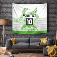 Cook Islands Marathon 2025-Pursuit in Paradise Tapestry Green Color