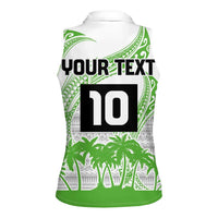Cook Islands Marathon 2025-Pursuit in Paradise Women Sleeveless Polo Shirt Green Color LT03 - Polynesian Pride