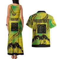 Cook Islands Marathon 2025-Pursuit in Paradise Couples Matching Tank Maxi Dress and Hawaiian Shirt Special Edition LT03 - Polynesian Pride