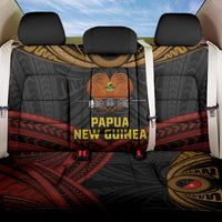 Papua New Guinea Bird-of-Paradise Back Car Seat Cover Coat of Arms and Tribal Patterns LT03 One Size Black - Polynesian Pride