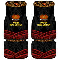 Papua New Guinea Bird-of-Paradise Car Mats Coat of Arms and Tribal Patterns LT03 - Polynesian Pride