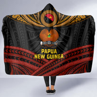 Papua New Guinea Bird-of-Paradise Hooded Blanket Coat of Arms and Tribal Patterns LT03 - Polynesian Pride