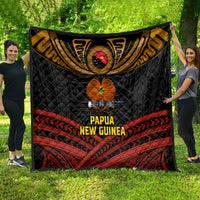 Papua New Guinea Bird-of-Paradise Quilt Coat of Arms and Tribal Patterns LT03 - Polynesian Pride