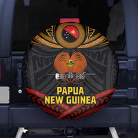 Papua New Guinea Bird-of-Paradise Spare Tire Cover Coat of Arms and Tribal Patterns LT03 - Polynesian Pride