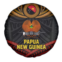 Papua New Guinea Bird-of-Paradise Spare Tire Cover Coat of Arms and Tribal Patterns LT03 - Polynesian Pride