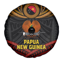 Papua New Guinea Bird-of-Paradise Spare Tire Cover Coat of Arms and Tribal Patterns LT03 - Polynesian Pride