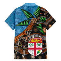 Fiji and Australia Family Matching Mermaid Dress and Hawaiian Shirt Fijian and Aboriginal mix Culture LT03 - Polynesian Pride