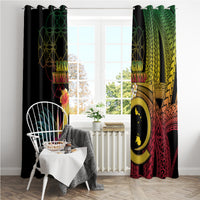 Vanuatu Shefa Day Window Curtain Sand Drawing Melanesian