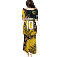 Custom New Zealand and Australia Rugby Family Matching Puletasi and Hawaiian Shirt Maori Warrior With Aboriginal Version LT03 - Polynesian Pride
