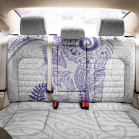 Aotearoa Maori Sea Animals Tribal Back Car Seat Cover Manta Ray and Shark Moko Pattern Purple Color LT03 - Polynesian Pride