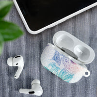 Aotearoa Maori Sea Animals Tribal AirPods Case Manta Ray and Shark Moko Pattern Sweet Pastel LT03 - Polynesian Pride