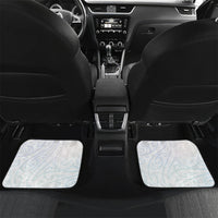 Aotearoa Maori Sea Animals Tribal Car Mats Manta Ray and Shark Moko Pattern Sweet Pastel
