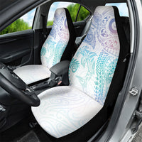 Aotearoa Maori Sea Animals Tribal Car Seat Cover Manta Ray and Shark Moko Pattern Sweet Pastel LT03 - Polynesian Pride