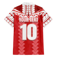 Custom Tahiti Football Polynesian Pattern Family Matching Short Sleeve Bodycon Dress and Hawaiian Shirt LT03 - Polynesian Pride