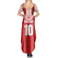 Custom Tahiti Football Polynesian Pattern Family Matching Summer Maxi Dress and Hawaiian Shirt LT03 - Polynesian Pride