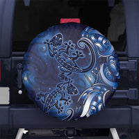 New Zealand Gecko Maori Art Tattoo Spare Tire Cover Matariki Mode LT03 - Polynesian Pride