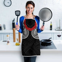 Samoan Traditional Art Tattoos Apron Tatau Tribal Motifs with Ula Fala Black LT03 - Polynesian Pride