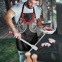 Samoan Traditional Art Tattoos Apron Tatau Tribal Motifs with Ula Fala Black LT03 - Polynesian Pride