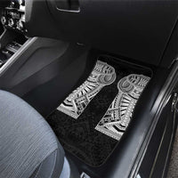 Samoan Traditional Art Tattoos Car Mats Tatau Tribal Motifs with Ula Fala Black LT03 - Polynesian Pride