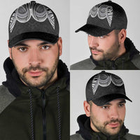 Samoan Traditional Art Tattoos Classic Cap Tatau Tribal Motifs with Ula Fala Black LT03 - Polynesian Pride