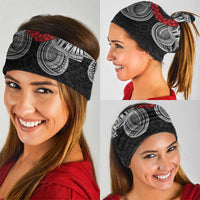 Samoan Traditional Art Tattoos Neck Gaiter Tatau Tribal Motifs with Ula Fala Black LT03 - Polynesian Pride