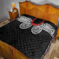 Samoan Traditional Art Tattoos Quilt Tatau Tribal Motifs with Ula Fala Black LT03 - Polynesian Pride