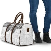 Samoan Traditional Art Tattoos Travel Bag Tatau Tribal Motifs with Ula Nifo White LT03 - Polynesian Pride