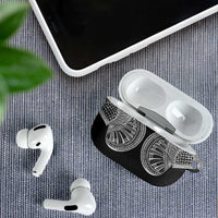 Samoan Traditional Art Tattoos AirPods Case Tatau Roman Reigns Black Color LT03 - Polynesian Pride