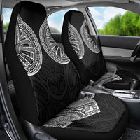 Samoan Traditional Art Tattoos Car Seat Cover Tatau Roman Reigns Black Color LT03 - Polynesian Pride