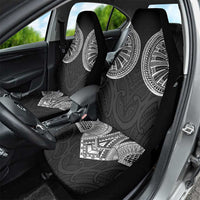 Samoan Traditional Art Tattoos Car Seat Cover Tatau Roman Reigns Black Color LT03 - Polynesian Pride